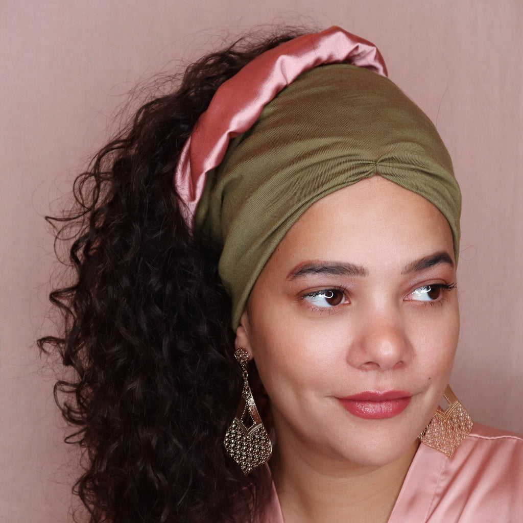 Afrona - Hat for Curly Hair - Satinlined