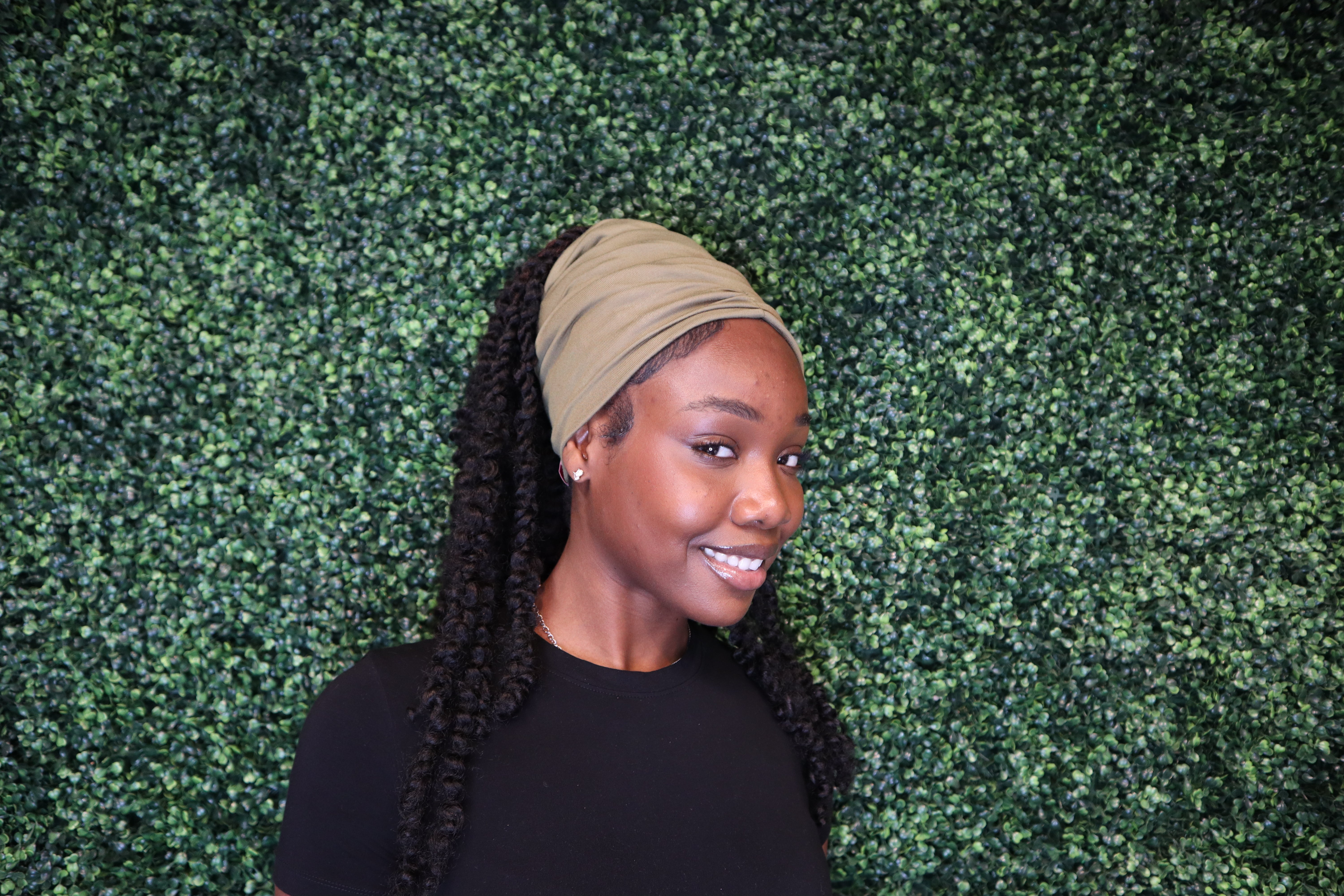The Hat for Curly Hair - Olive Afrona – Woven Royal