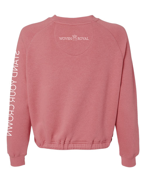 Woven Royal Sweater
