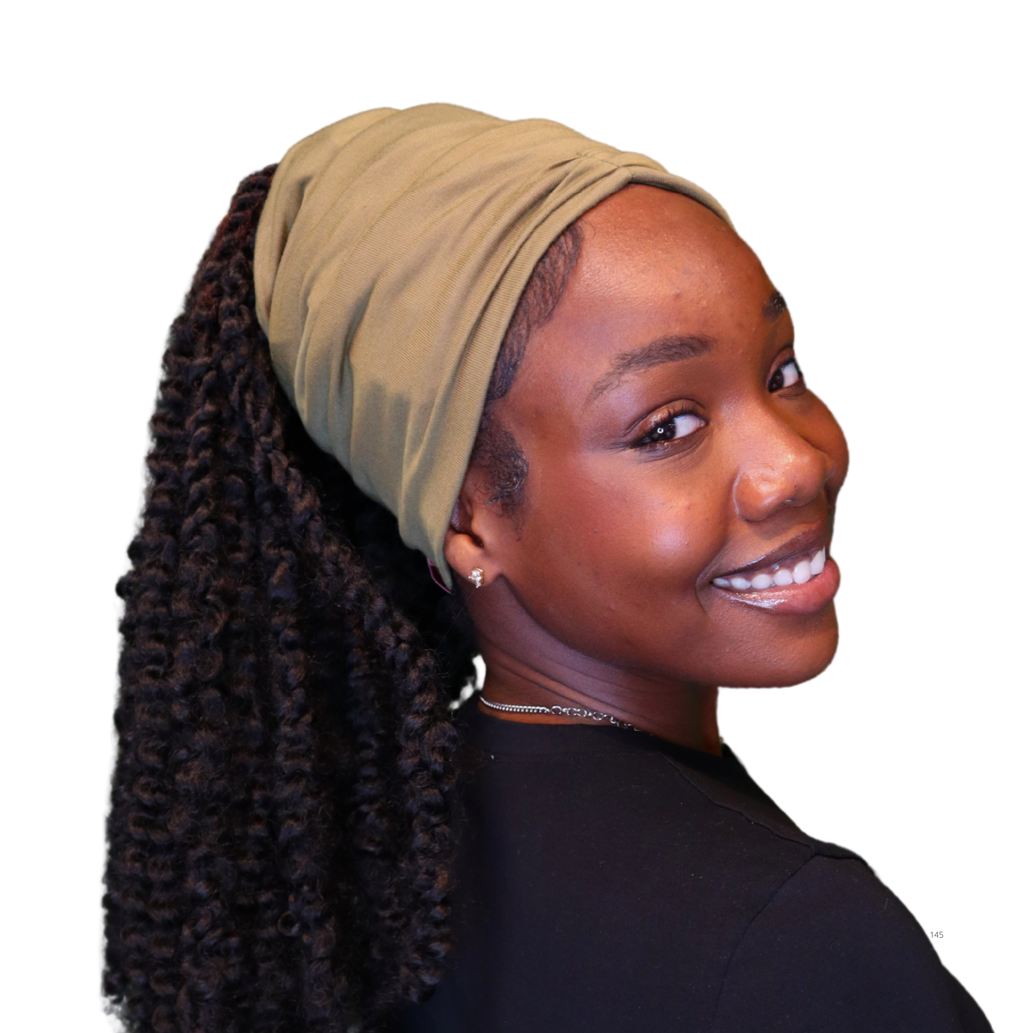 The Hat for Curly Hair - Olive Afrona – Woven Royal