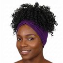 Hair wrap for curly hair silk lined